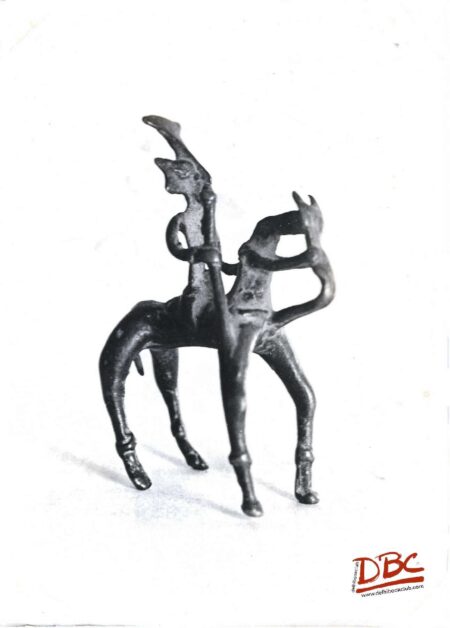 artitir rider on horse back  (brass)