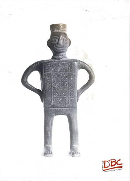 standing human figure brazne south india