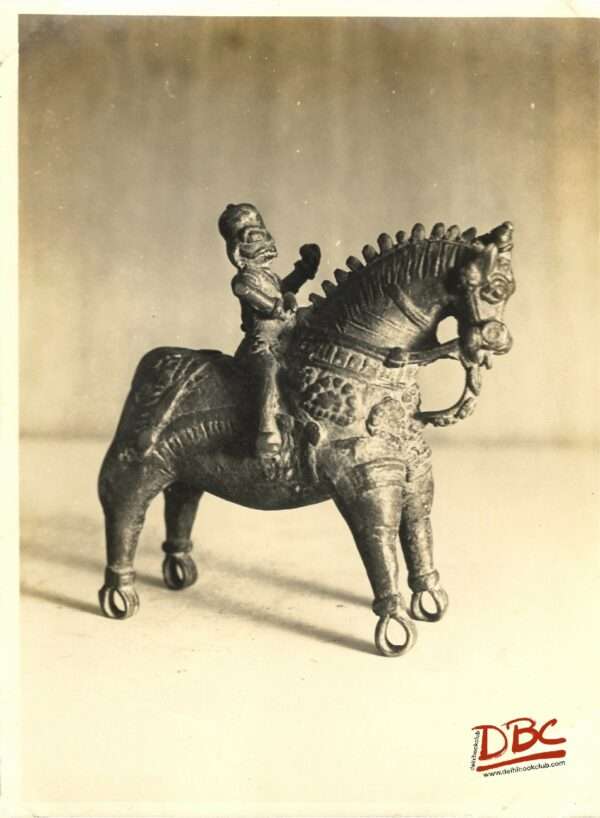 Rider on Horse (Toy) Wheeled Unssing (Brass)