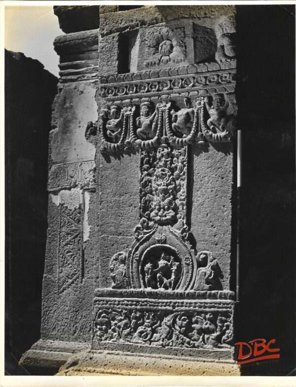 Ellora Cave No. 16 - A Pillar in the Central Shrine