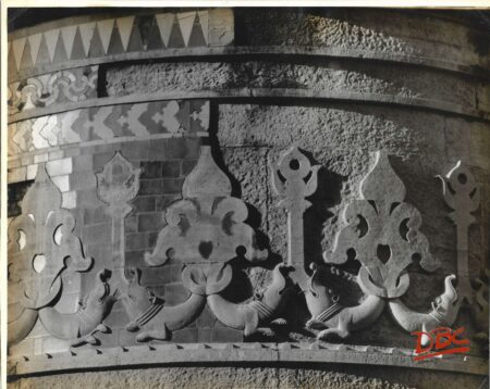 Gwalior Fort - Man Mandir, Decoration on a Tower