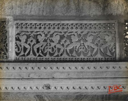 Gwalior Fort - Man Mandir - Jali Work Depicting a Dancing Scene