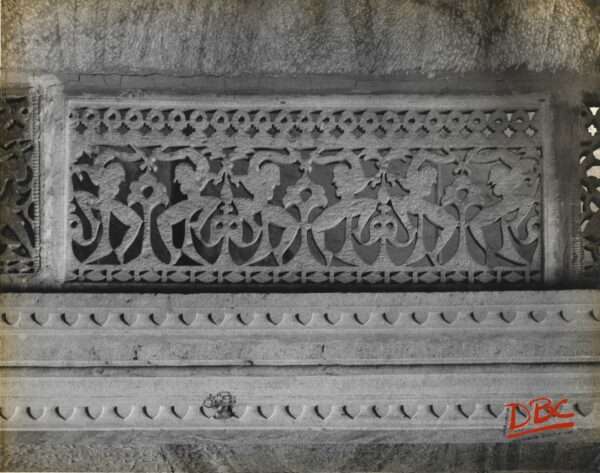 Gwalior Fort - Man Mandir - Jali Work Depicting a Dancing Scene