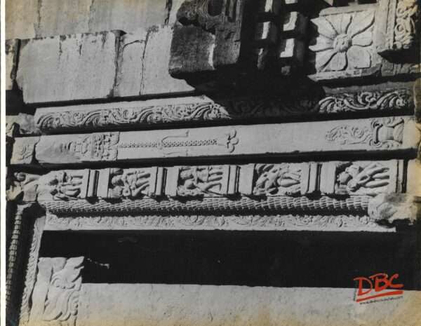Gwalior Fort - Tellee - Ka - Mandir Details of Wastern Door Jamb Showing Amorous Couples