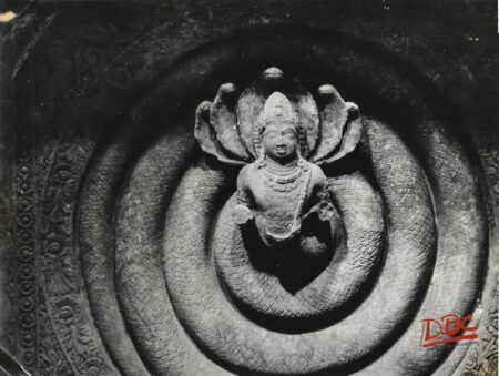 Badami Cave II - Naga Ceiling