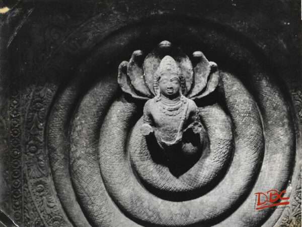 Badami Cave II - Naga Ceiling