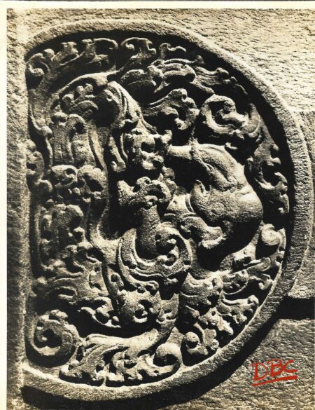 Pattadkal - Virupaksha - Norht Side Porch Elephant Medallion