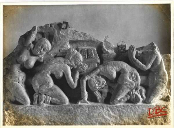 Amravati - Workshipping of Footprints and Throne