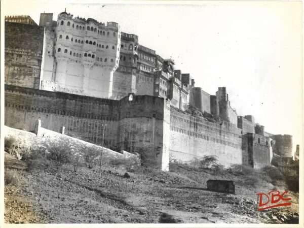A View of Jodhpur fort wall