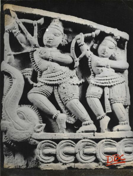Ashutosh Museum, Calcutta : Fighting Scene -(Terracotta)