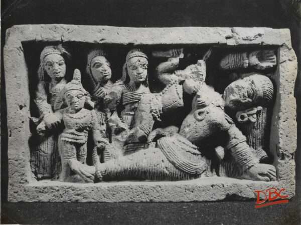 Ashutosh Mueseum Plaque Depicting Putana Budh Scene
