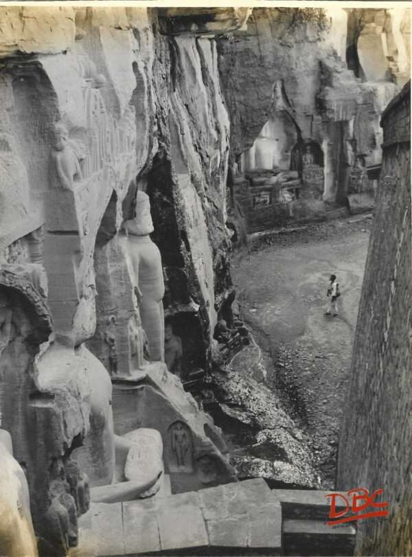 Gwalior - Gwalior Fort - General View of Jaina Caves