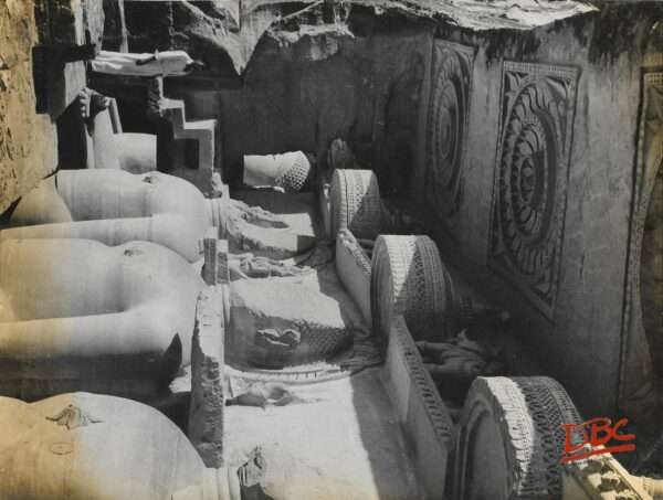 Gwalior - Marimata Cave - A Group of Colossal Jain Images