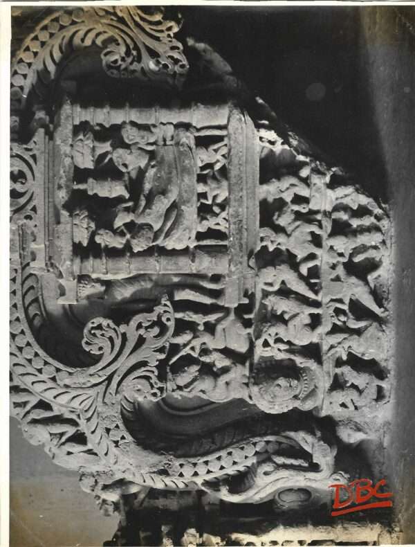 Indian Museum : Details of the Panel From Manaparinirvana Panel Scene