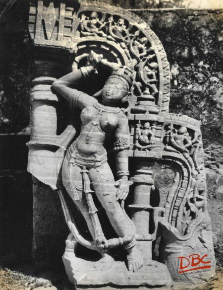 Chittor : A Sculpture in the office Compund