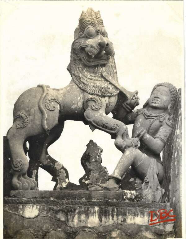 Chittor : A Sculpture in the office Compund