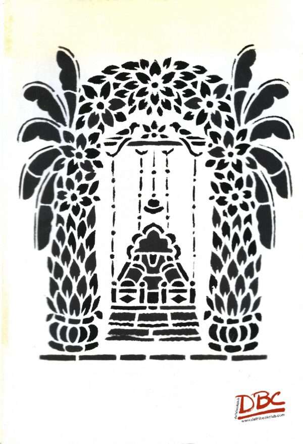 Papercut Design Mathura UP Throne