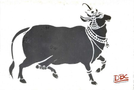 Papercut Design Mathura UP Cow