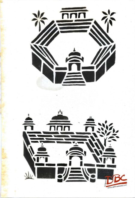 Papercut Design Mathura UP Temple Structure