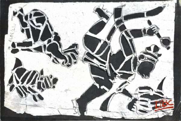 Papercut Design Rajasthan Hanuman, Elephant and Balgopal