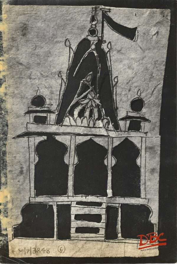 Papercut Design Rajasthan Temple Structure