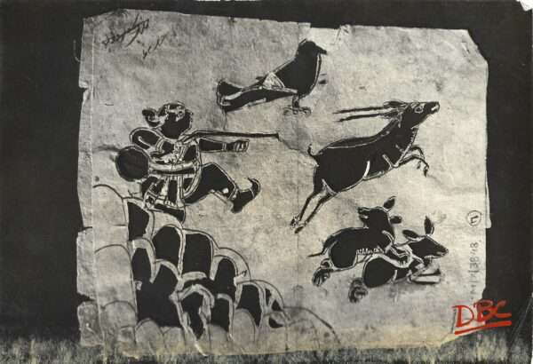 Papercut Design Rajasthan Hunting Scene
