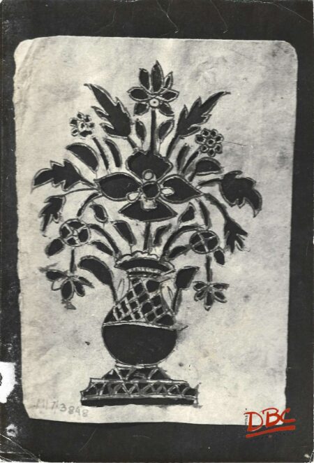 Papercut Design Rajasthan Vase and Flowers