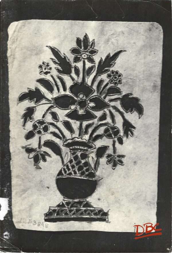 Papercut Design Rajasthan Vase and Flowers