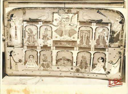 Paper Painting Vaishnav  Srinathji (Rajsthan)