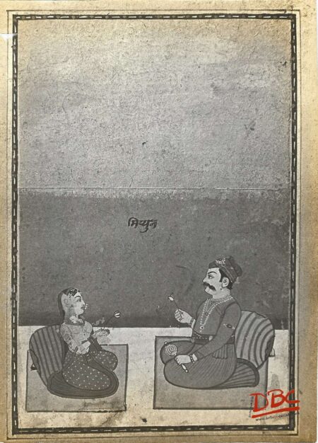 Paper Rashi Paintig Mithun (Rajsthan)