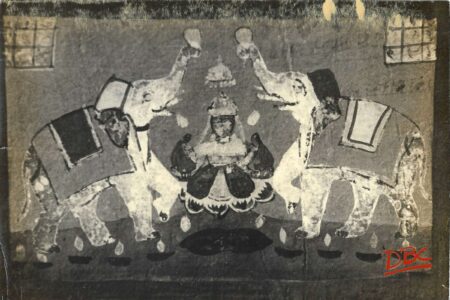 Paintig - Folk Gajalakshmi (Rajsthan)