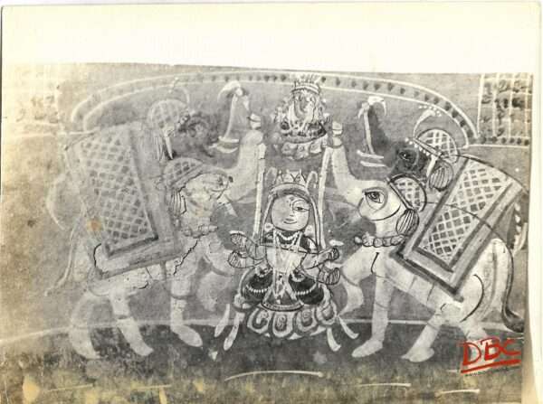 Paintig - Folk Gajalakshmi  (Rajsthan)