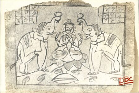 Paintig - Folk Gajalakshmi (Rajsthan