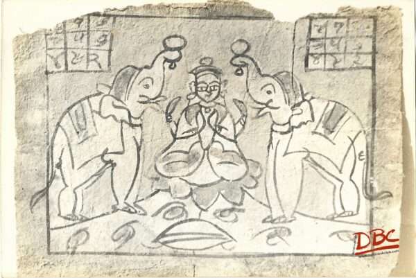 Paintig - Folk Gajalakshmi (Rajsthan