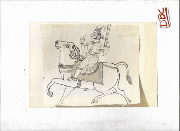 Paper Painting Rajasthan Rider