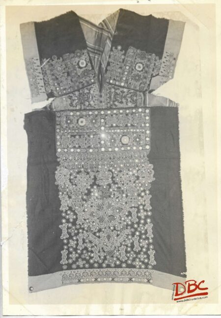 Kaijaribani Embed Glass Setting Kurta Cotton (Gujrat)