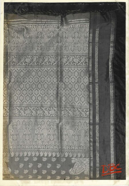Red South Indian Temple Sari With Redcock all over the Body Silk(South India)