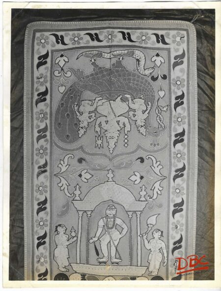 Applique Work wall Hanging Woodland Cotton (Madrass)