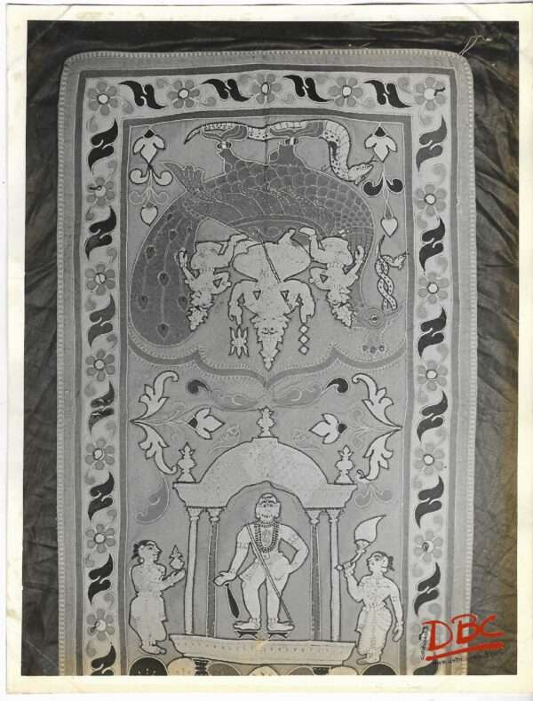 Applique Work wall Hanging Woodland Cotton (Madrass)