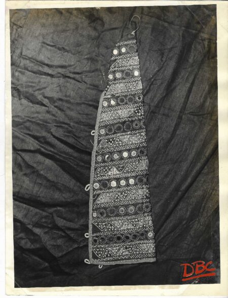 Embed Bulleck Horn Cover With Glass Setting Cotton (Rajasthan)