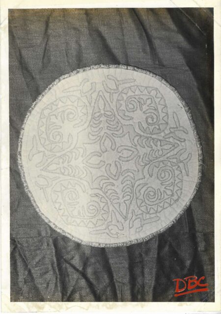 Embed Worked Pittonside Cover Cotton (South India)