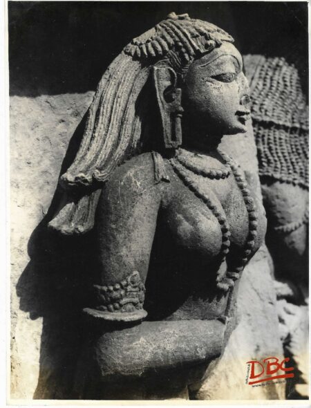 Markanda : Close Up of a Female Figure With Hanging  Hairs
