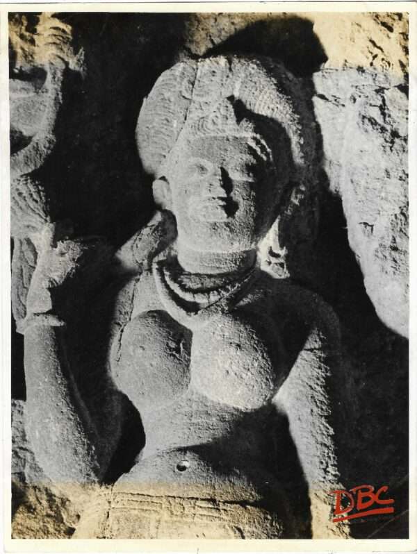 Ellora Cave : 17 - A Bracket Female Fig.