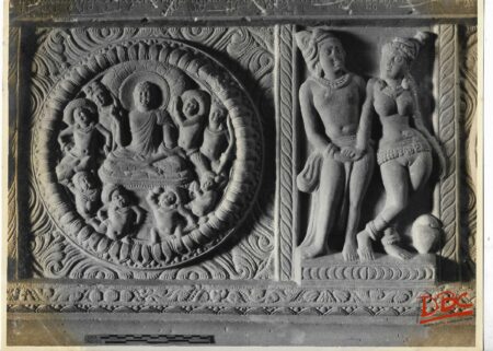 Nagarjunada - Budha Preaching - A Couple on Right Side
