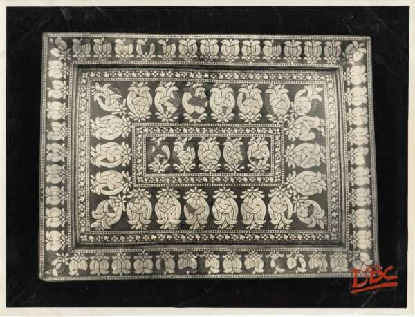 Bidri Tray 4 Legs