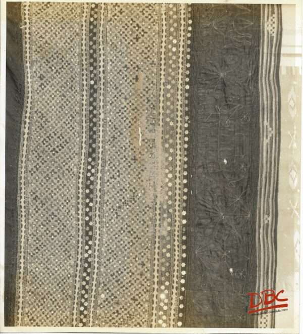 A Textile Piece with Floral Design