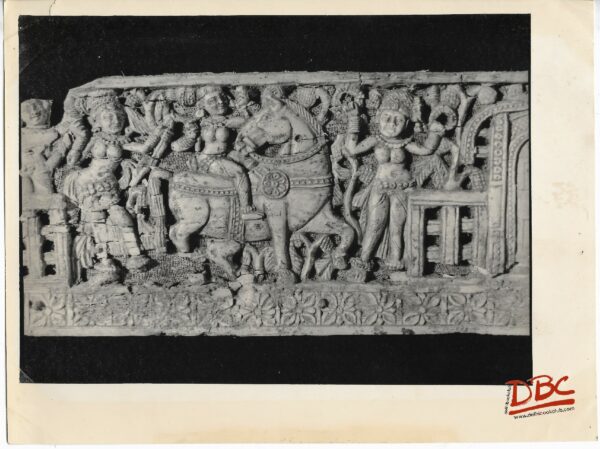 Princess Riding on Horse Surrounded by Female Attendents