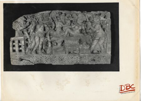 Plaque Decorated With An Architectural Piece & Human Figure.