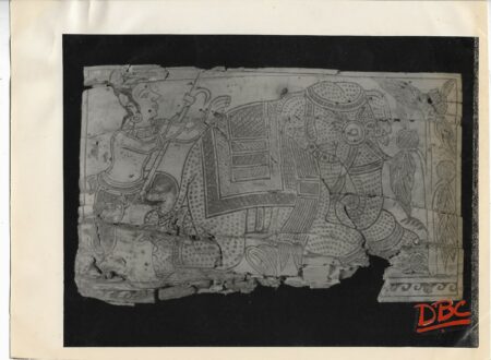 Plaque Depicting Elephant & Its Master