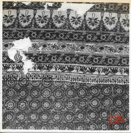 Textile Piece With Floral Design